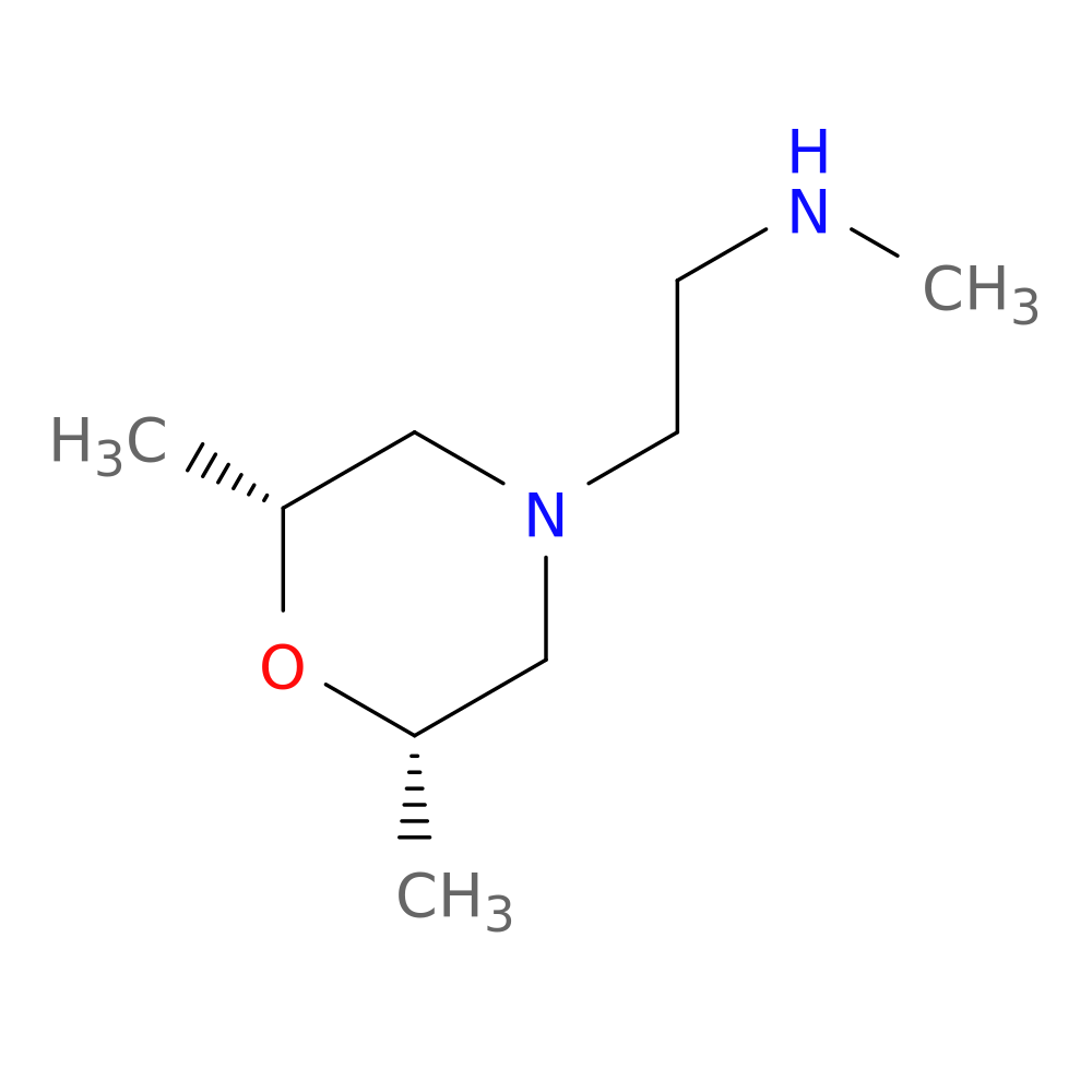 {2-[(2R,6S)-2,6-dimethylmorpholin-4-yl]ethyl}(methyl)amine