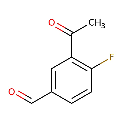 Benzaldehyde, 3-acetyl-4-fluoro- (9CI)