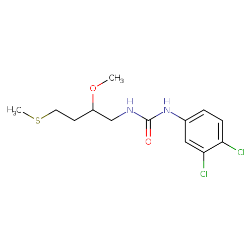 1-(3,4-dichlorophenyl)-3-[2-methoxy-4-(methylsulfanyl)butyl]urea