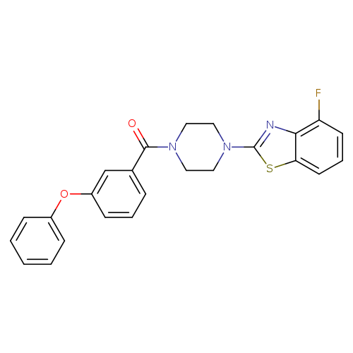 4-fluoro-2-[4-(3-phenoxybenzoyl)piperazin-1-yl]-1,3-benzothiazole