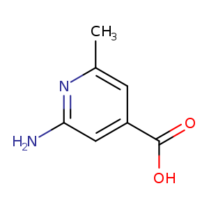 4-Pyridinecarboxylic  acid,  2-amino-6-methyl-