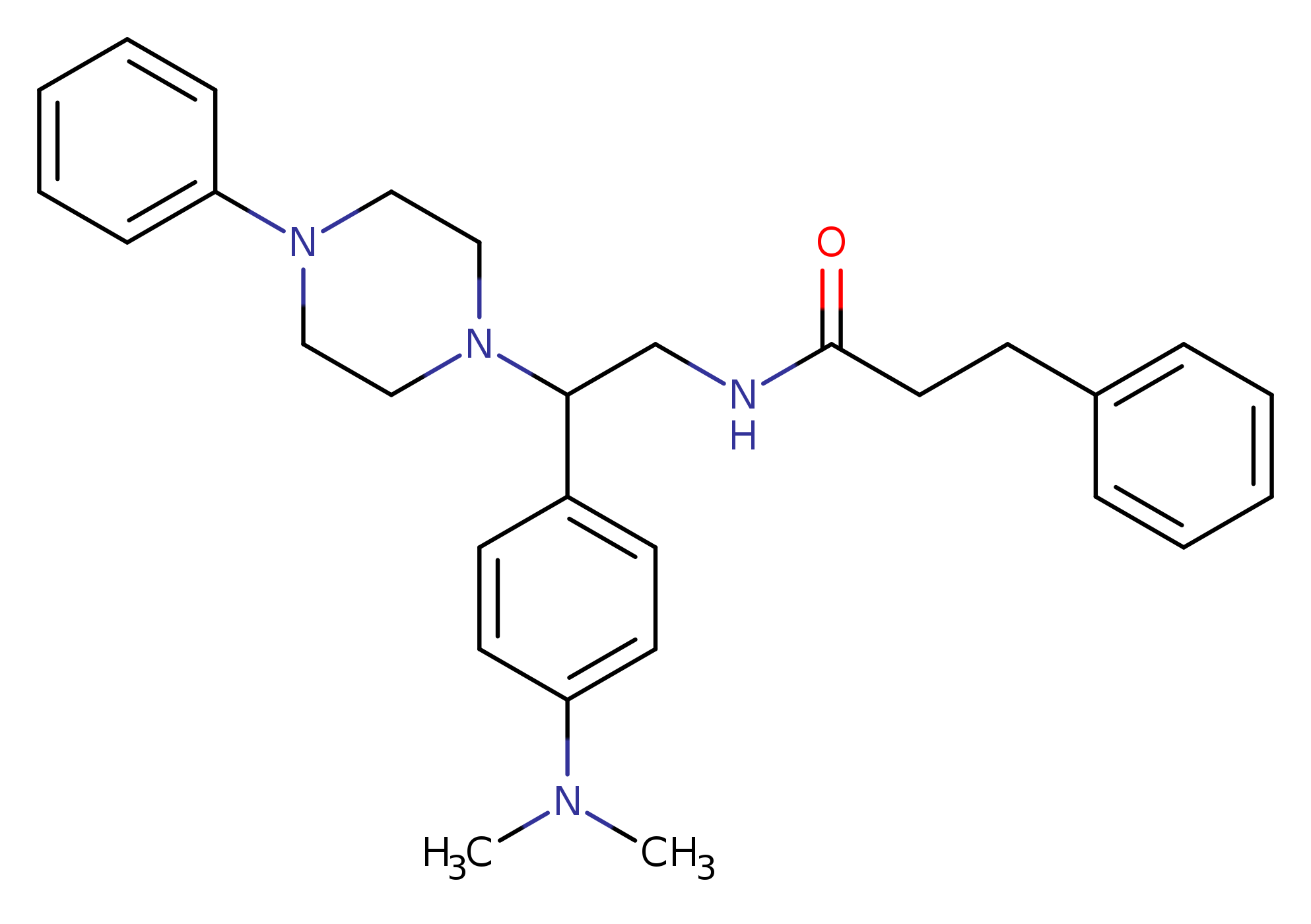 N-{2-[4-(dimethylamino)phenyl]-2-(4-phenylpiperazin-1-yl)ethyl}-3-phenylpropanamide