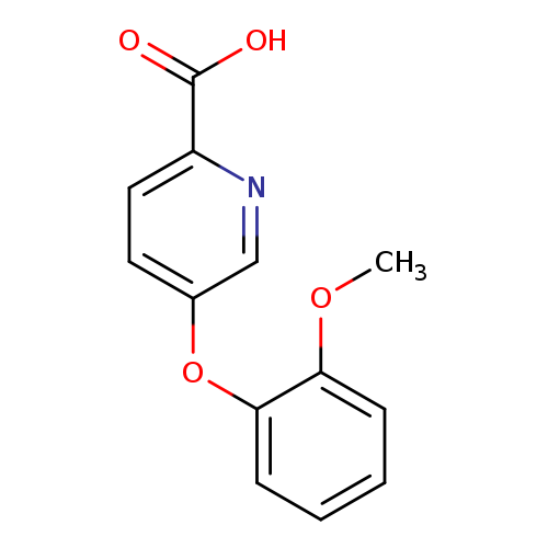 5-(2-methoxyphenoxy)pyridine-2-carboxylic acid