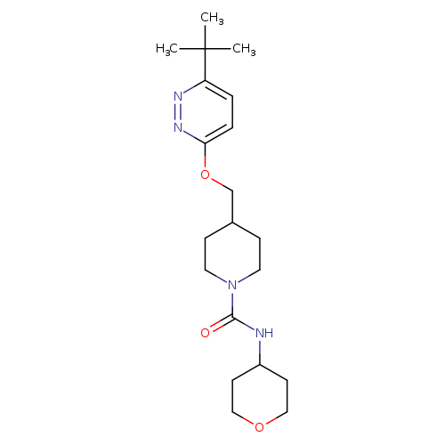 4-{[(6-tert-butylpyridazin-3-yl)oxy]methyl}-N-(oxan-4-yl)piperidine-1-carboxamide