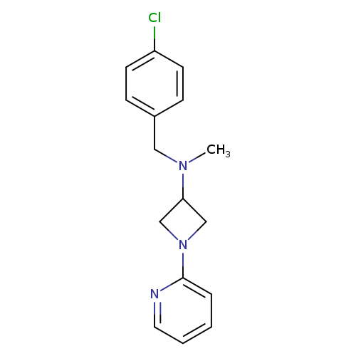 N-[(4-chlorophenyl)methyl]-N-methyl-1-(pyridin-2-yl)azetidin-3-amine
