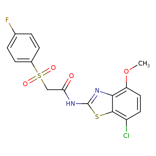 N-(7-chloro-4-methoxy-1,3-benzothiazol-2-yl)-2-(4-fluorobenzenesulfonyl)acetamide