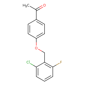 1-(4-[(2-Chloro-6-fluorobenzyl)oxy]phenyl)-1-ethanone