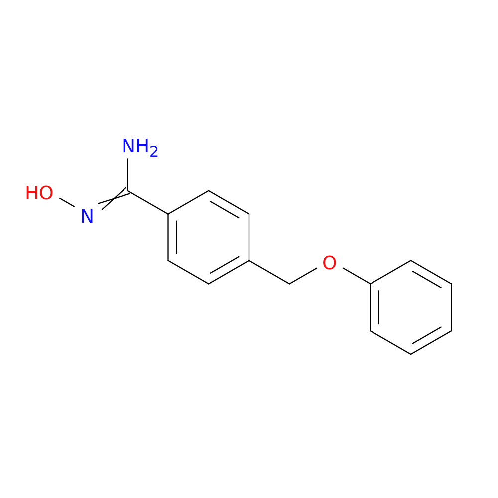 N'-hydroxy-4-(phenoxymethyl)benzene-1-carboximidamide