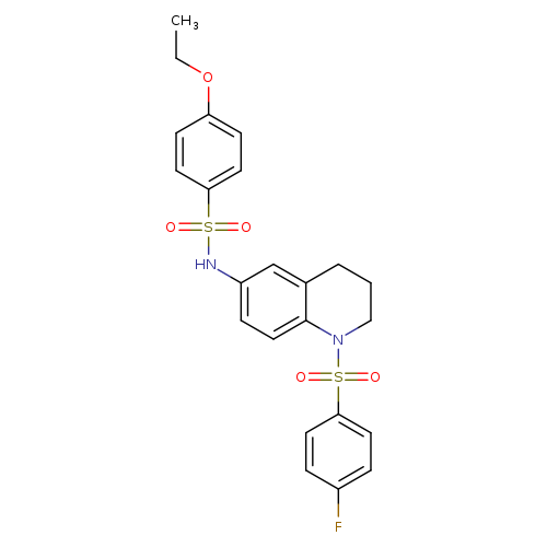 4-ethoxy-N-[1-(4-fluorobenzenesulfonyl)-1,2,3,4-tetrahydroquinolin-6-yl]benzene-1-sulfonamide