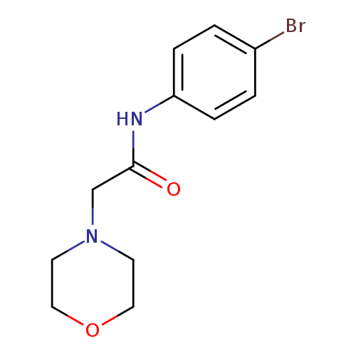 4-Morpholineacetamide, N-(4-bromophenyl)-