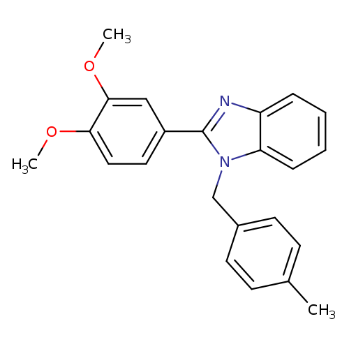 2-(3,4-Dimethoxyphenyl)-1-(4-methylbenzyl)-1H-benzo[d]imidazole