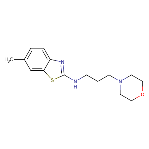 6-Methyl-N-(3-morpholin-4-ylpropyl)-1,3-benzothiazol-2-amine