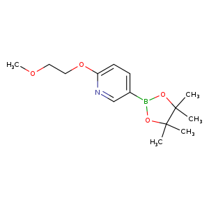 Pyridine, 2-(2-methoxyethoxy)-5-(4,4,5,5-tetramethyl-1,3,2-dioxaborolan-2-yl)-