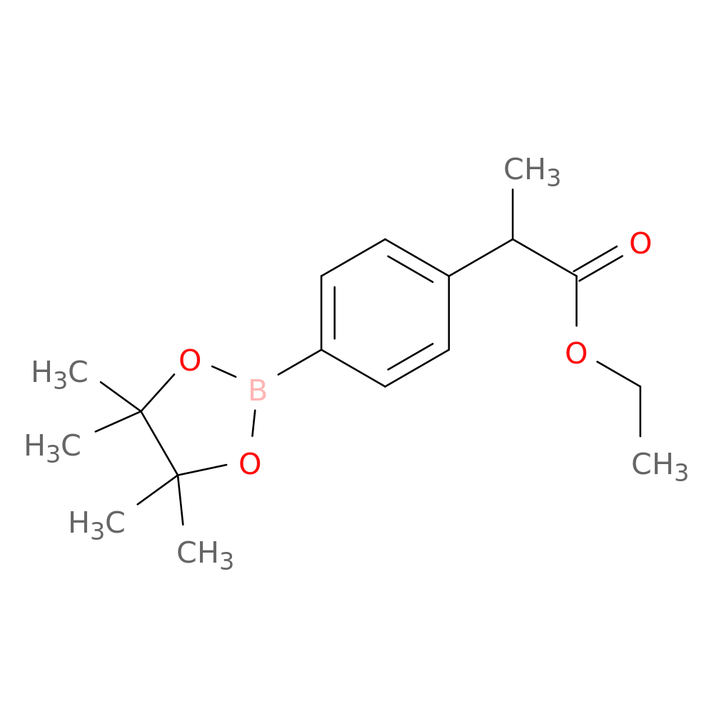 Ethyl 2-[4-(4,4,5,5-Tetramethyl-1,3,2-dioxaborolan-2-yl)phenyl]propanoate