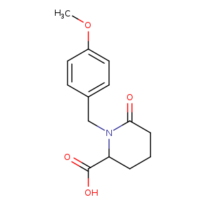 1-(4-methoxybenzyl)-6-oxopiperidine-2-carboxylic acid