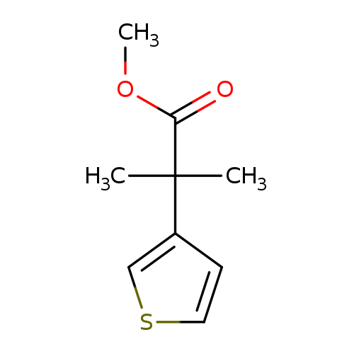 2-methyl-2-thiophen-3-yl-propionic acid methyl ester