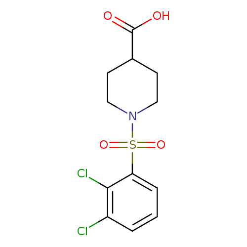 1-(2,3-dichlorobenzenesulfonyl)piperidine-4-carboxylic acid