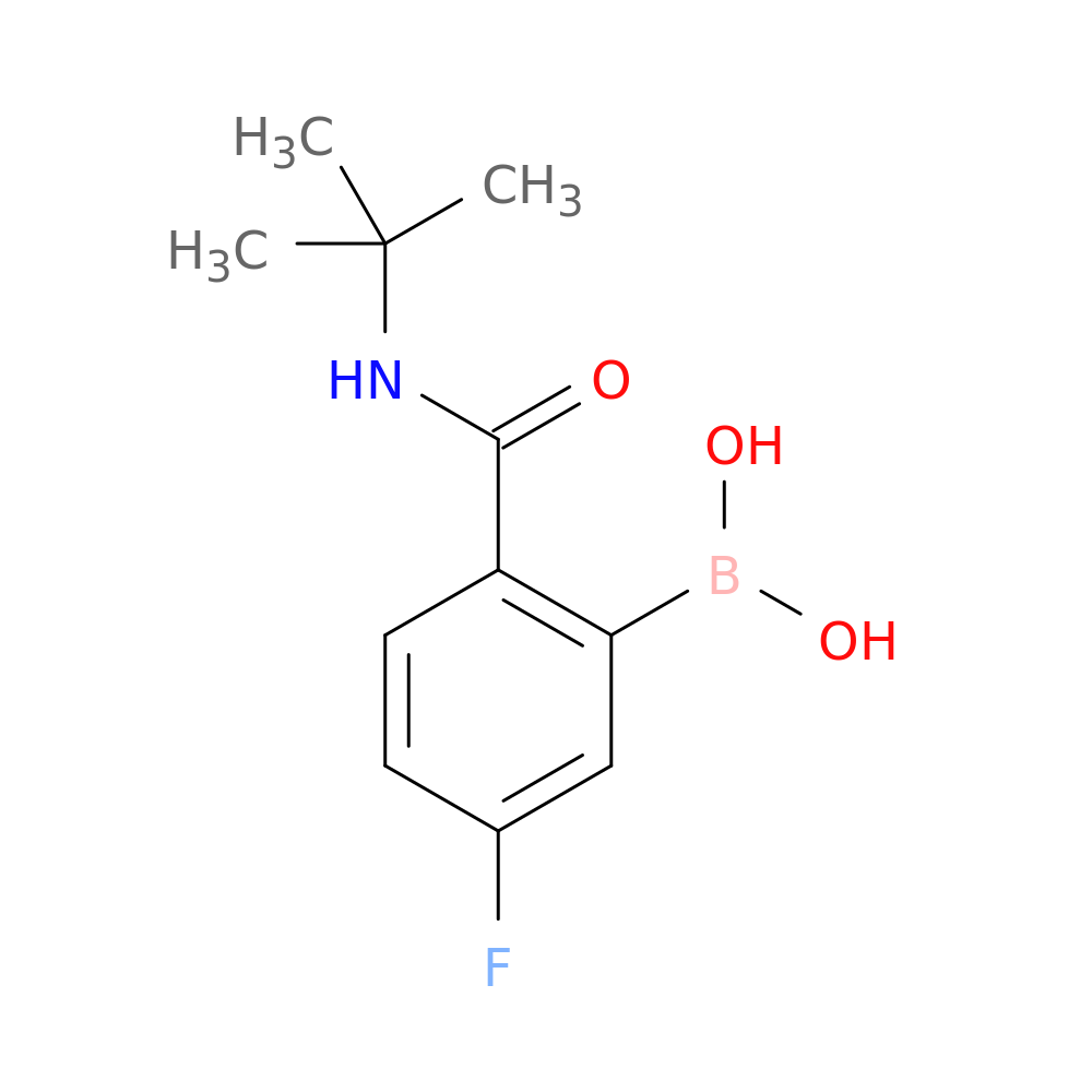 2-(t-Butylcarbamoyl)-5-fluorophenylboronic acid