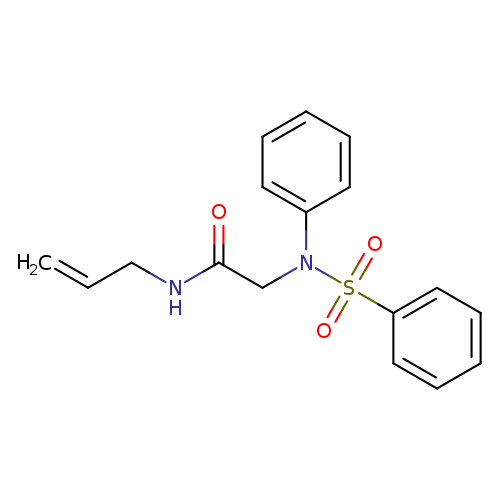 2-(N-phenylbenzenesulfonamido)-N-(prop-2-en-1-yl)acetamide