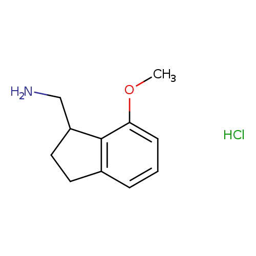1-(7-methoxy-2,3-dihydro-1H-inden-1-yl)methanamine hydrochloride