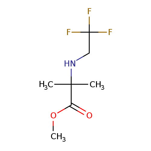methyl 2-methyl-2-((2,2,2-trifluoroethyl)amino)propanoate