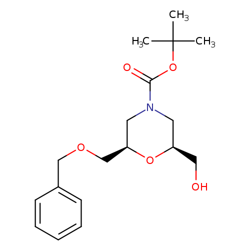 (2R,6S)-tert-Butyl 2-(benzyloxymethyl)-6-(hydroxymethyl)morpholine-4-carboxylate