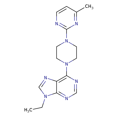 9-ethyl-6-[4-(4-methylpyrimidin-2-yl)piperazin-1-yl]-9H-purine