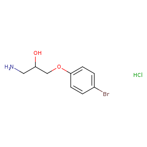 1-amino-3-(4-bromophenoxy)propan-2-ol hydrochloride