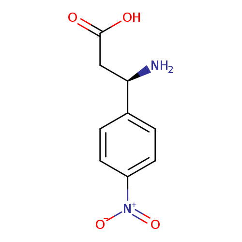 Benzenepropanoic acid, b-amino-4-nitro-, (bR)-