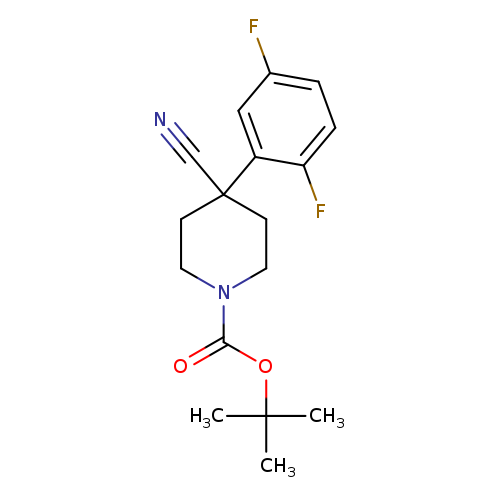 1-BOC-4-CYANO-4-(2,5-DIFLUOROPHENYL)-PIPERIDINE