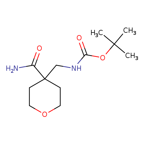 tert-butyl N-[(4-carbamoyloxan-4-yl)methyl]carbamate