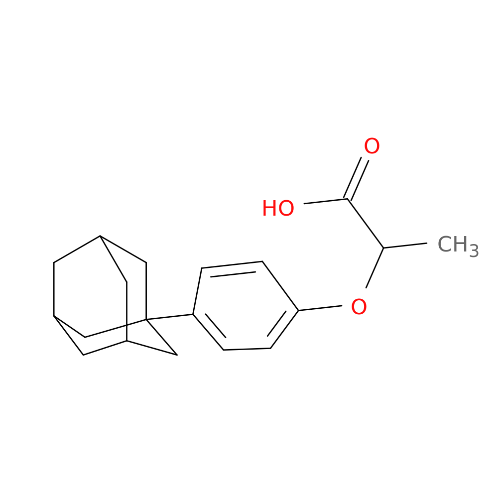 2-[4-(adamantan-1-yl)phenoxy]propanoic acid