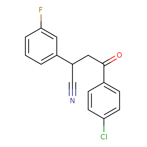 4-(4-chlorophenyl)-2-(3-fluorophenyl)-4-oxobutanenitrile