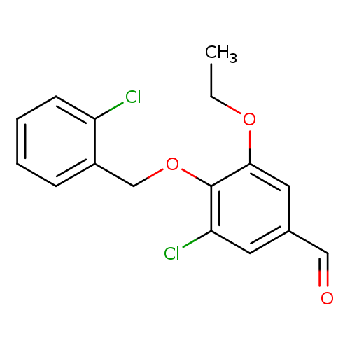 3-chloro-4-[(2-chlorobenzyl)oxy]-5-ethoxybenzaldehyde