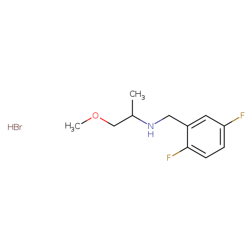 N-(2,5-difluorobenzyl)-1-methoxy-2-propanamine hydrobromide