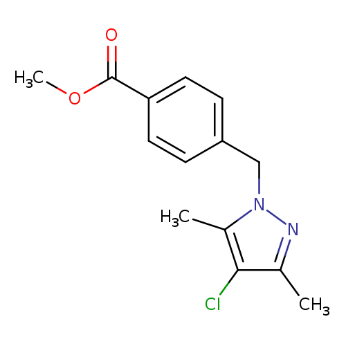 methyl 4-[(4-chloro-3,5-dimethyl-1H-pyrazol-1-yl)methyl]benzoate