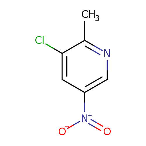 Pyridine, 3-chloro-2-methyl-5-nitro-