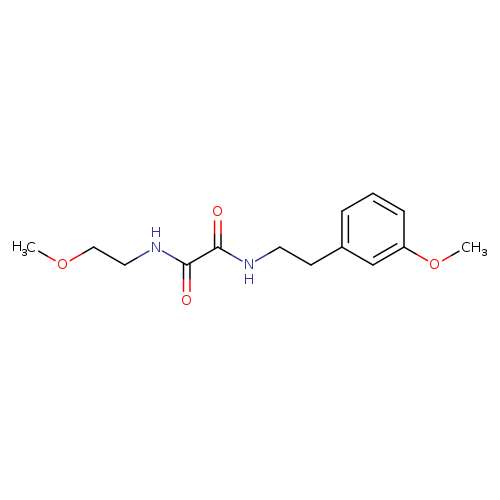 N-(2-methoxyethyl)-N'-[2-(3-methoxyphenyl)ethyl]ethanediamide