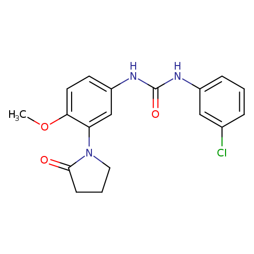 1-(3-chlorophenyl)-3-[4-methoxy-3-(2-oxopyrrolidin-1-yl)phenyl]urea