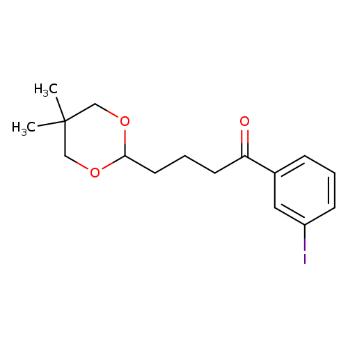 4-(5,5-Dimethyl-1,3-dioxan-2-yl)-3'-iodobutyrophenone