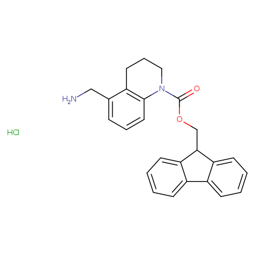 (9H-fluoren-9-yl)methyl 5-(aminomethyl)-1,2,3,4-tetrahydroquinoline-1-carboxylate hydrochloride