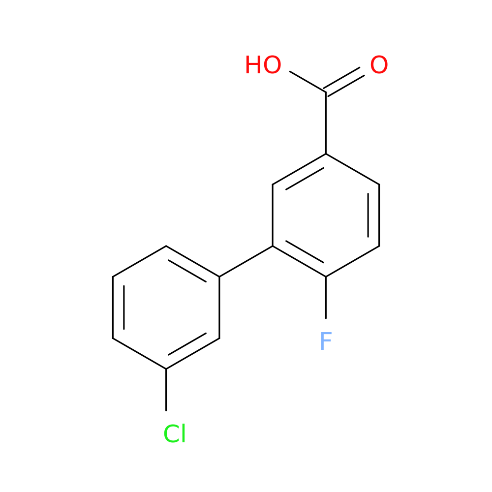 3'-Chloro-6-fluoro-[1,1'-biphenyl]-3-carboxylic acid