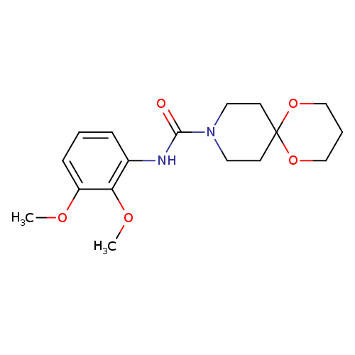 N-(2,3-dimethoxyphenyl)-1,5-dioxa-9-azaspiro[5.5]undecane-9-carboxamide