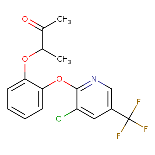 3-(2-{[3-chloro-5-(trifluoromethyl)pyridin-2-yl]oxy}phenoxy)butan-2-one