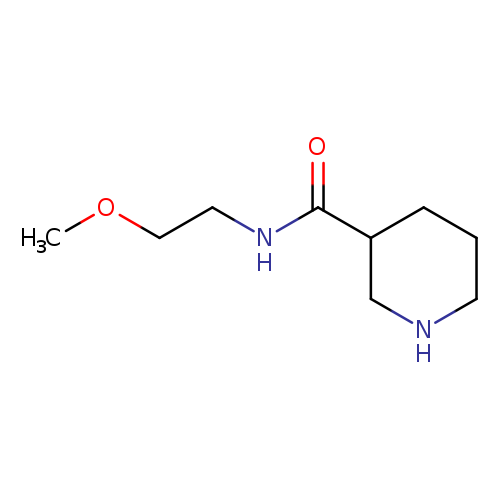 N-(2-methoxyethyl)piperidine-3-carboxamide