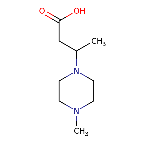 3-(4-Methylpiperazin-1-yl)butanoic acid