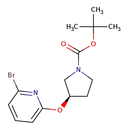 (R)-3-(6-Bromo-pyridin-2-yloxy)-pyrrolidine-1-carboxylic acid tert-butyl ester