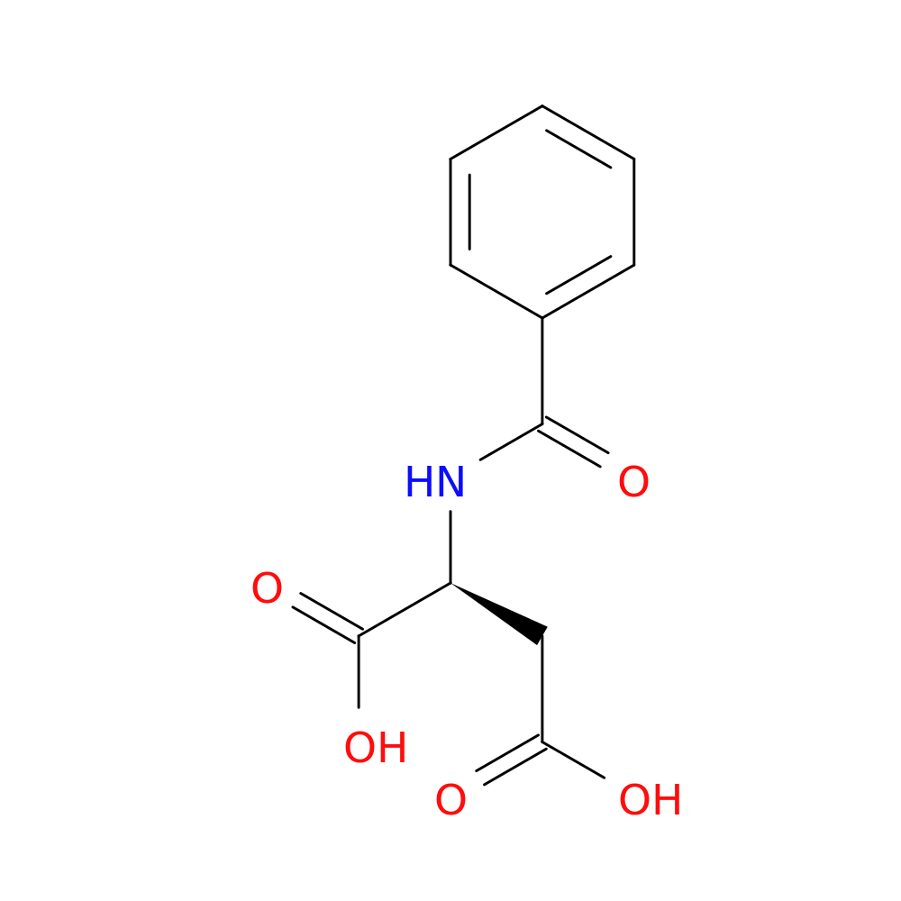 N-benzoyl-L-aspartic acid