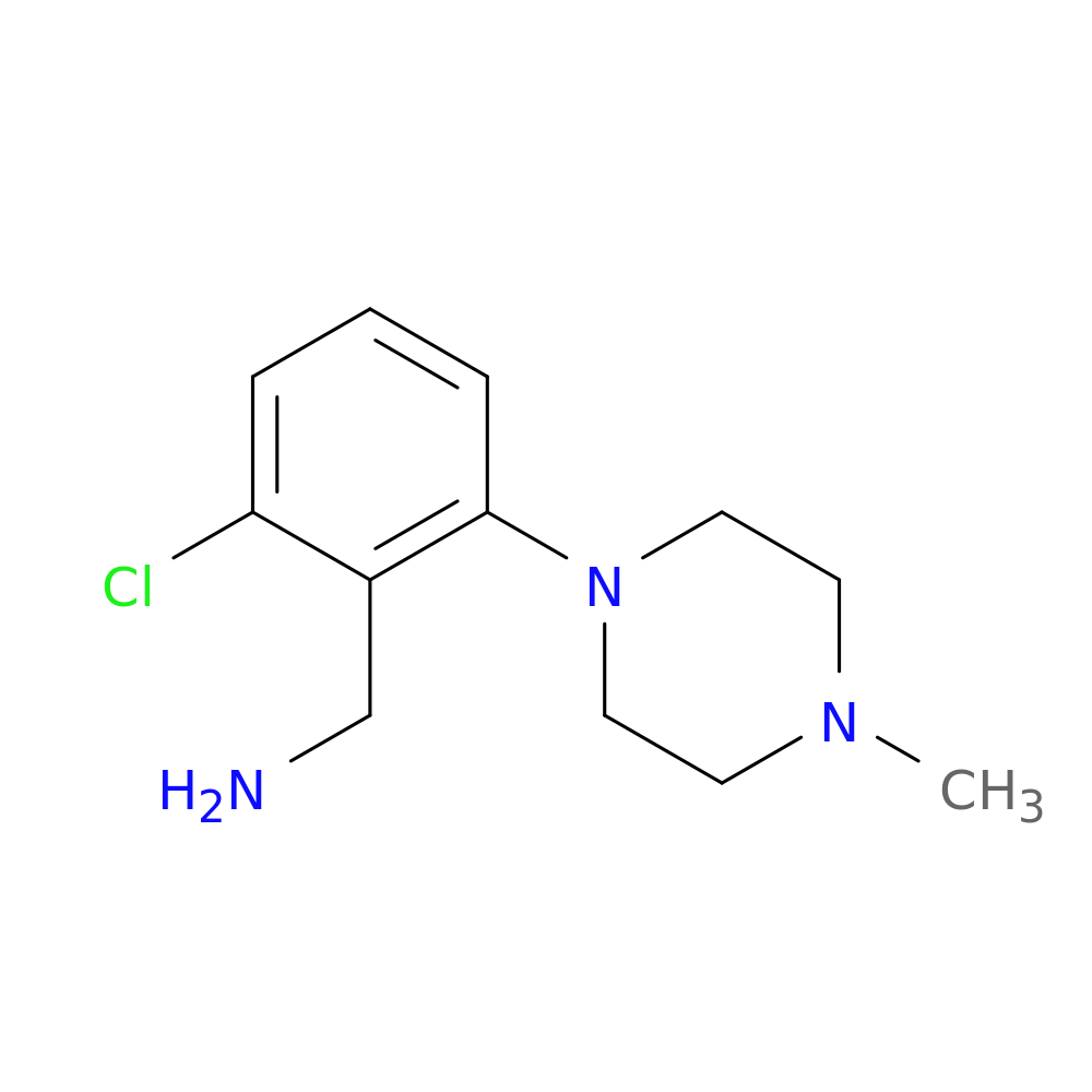 [2-chloro-6-(4-methylpiperazin-1-yl)phenyl]methanamine