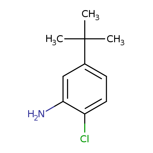 Benzenamine, 2-chloro-5-(1,1-dimethylethyl)-